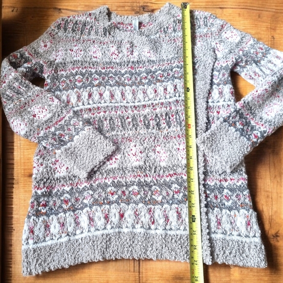 Aeropostale Metallic Cozy Open Front Cardigan Ladies Size M - Picture 5 of 9